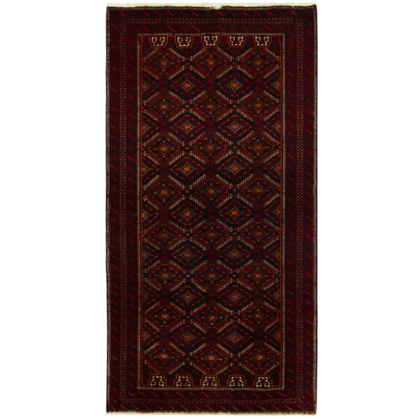Persian Hand-knotted Tribal Balouchi Wool Runner (3'5 x 6'8)