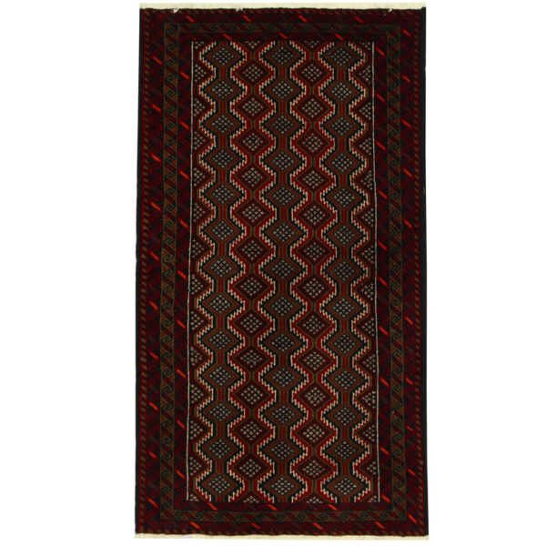Persian Hand-knotted Tribal Balouchi Wool Runner (3'5 x 6'4)