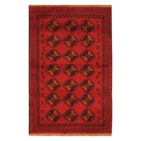Afghan Hand-knotted Tribal Balouchi Wool Rug (2'7 x 4'7)