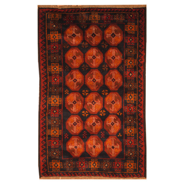 Afghan Hand-knotted Tribal Balouchi Wool Rug (2'9 x 4'7)