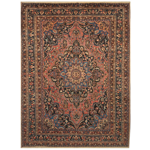 Persian Hand-knotted Antique 1920's Bakhtiari Wool Rug (11'8 x 15'4)