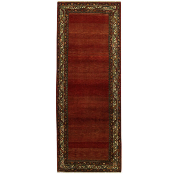 Persian Hand-knotted Hamadan Wool Runner (3'7 x 9'5)