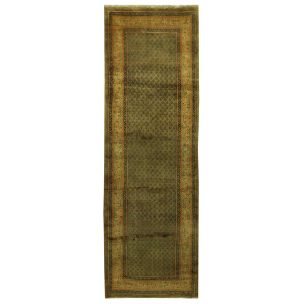 Persian Hand-knotted Tribal Hamadan Wool Runner (3'7 x 10'8)
