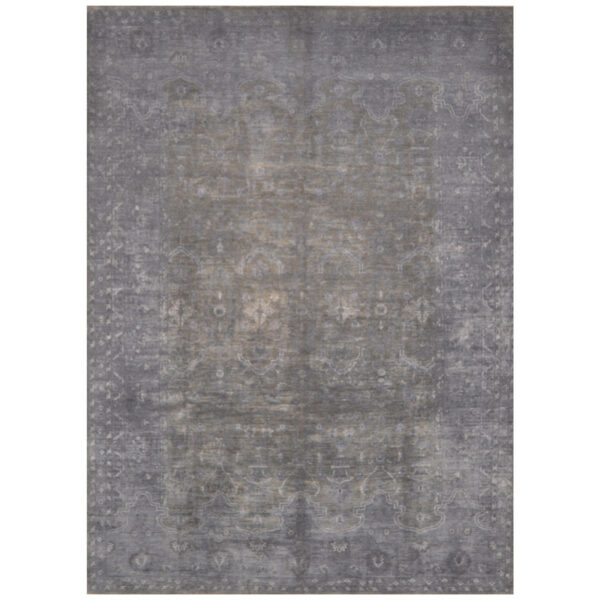 Afghan Hand-knotted Vegetable Dye Overdye Oushak Wool Rug (9'10 x 13'4)