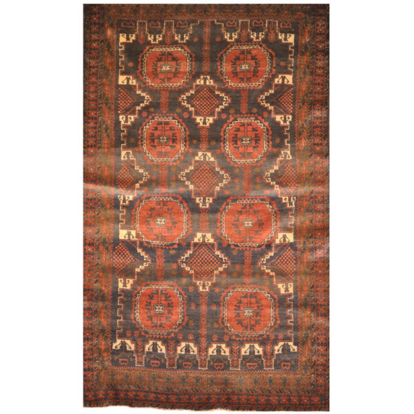 Afghan Hand-knotted Tribal Balouchi Wool Rug (3'10 x 6'6)