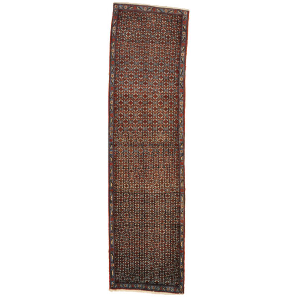 Persian Hand-knotted Senneh Wool Runner (2'6 x 9'2)