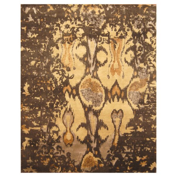 Indo Hand-knotted Tibetan Wool Rug (8' x 9'10)
