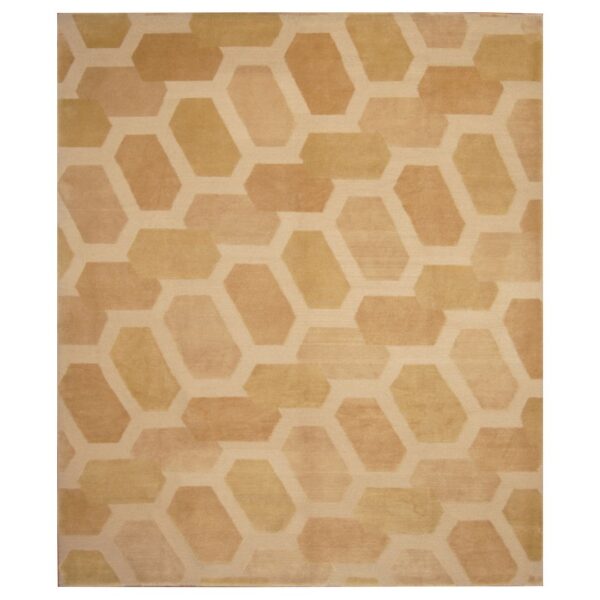 Indo Hand-knotted Tibetan Wool Rug (8' x 10')