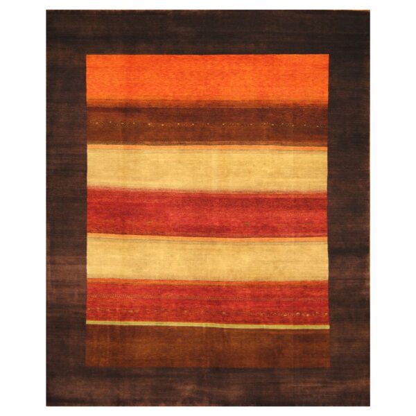 Indo Hand-knotted Gabbeh Wool Rug (7'10 x 9'8)