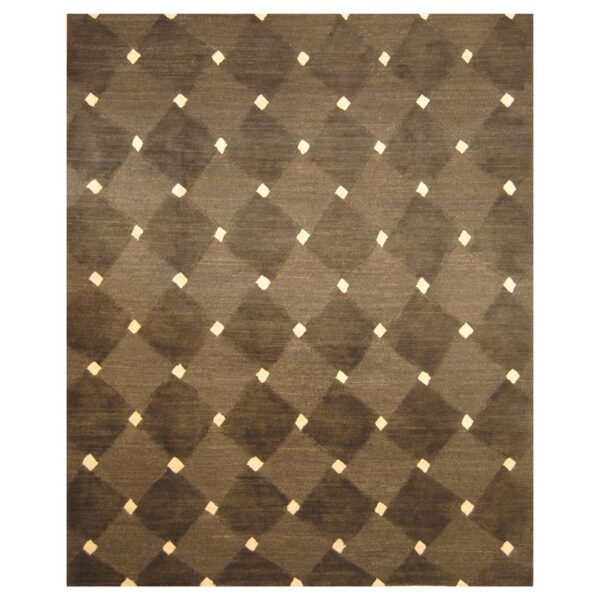 Indo Hand-knotted Tibetan Wool Rug (8' x 9'10)