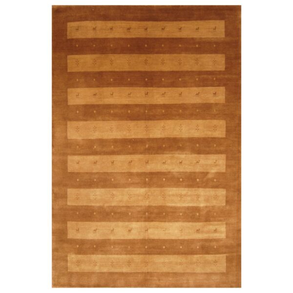 Indo Hand-knotted Gabbeh Wool Rug (6'6 x 9'8)