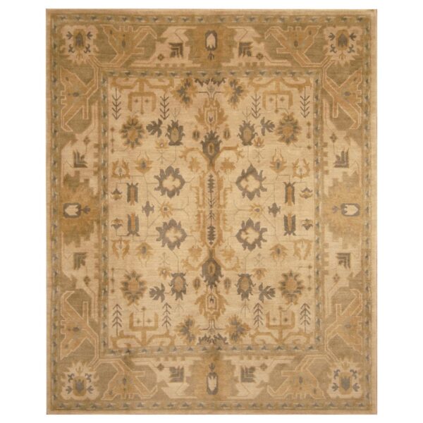 Indo Hand-knotted Tibetan Wool Rug (8' x 9'10)