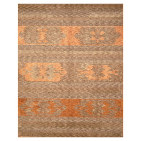 Indo Hand-knotted Tibetan Wool Rug (8' x 10')