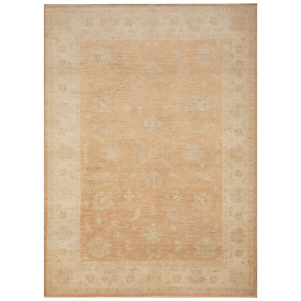 Afghan Hand-knotted Vegetable Dye Oushak Wool Rug (5'6 x 7'9)