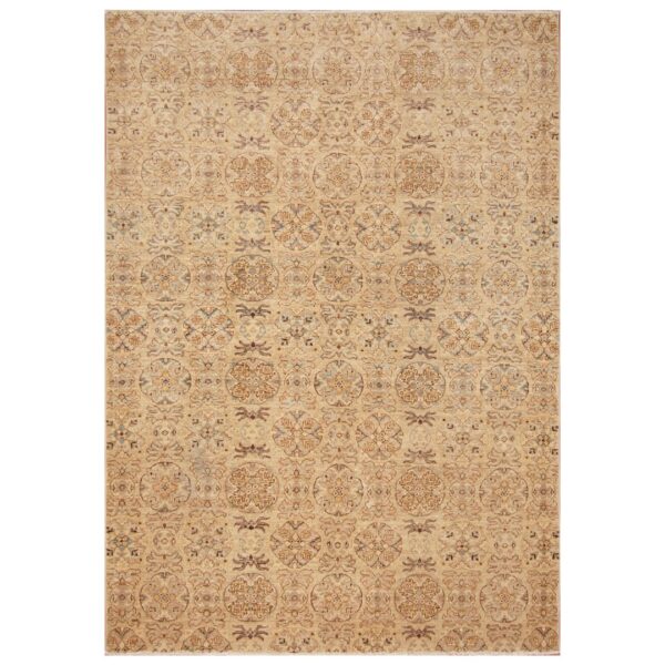 Afghan Hand-knotted Vegetable Dye Khotan Wool Rug (6'5 x 8'8)