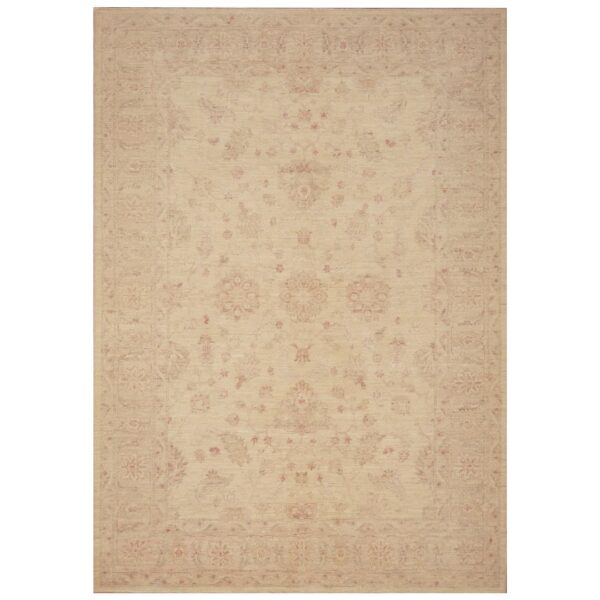 Afghan Hand-knotted Vegetable Dye Oushak Wool Rug (6'2 x 8'8)