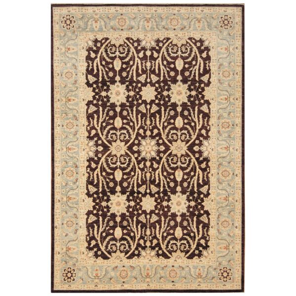 Afghan Hand-knotted Vegetable Dye Oushak Wool Rug (5'9 x 8'7)