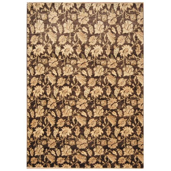 Afghan Hand-knotted Vegetable Dye Khotan Wool Rug (6'2 x 9'8)
