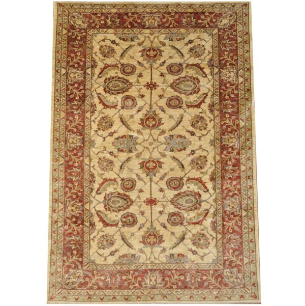 Afghan Hand-knotted Vegetable Dye Oushak Wool Rug (8'2 x 11'8)
