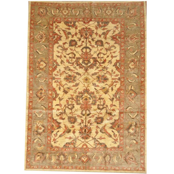 Afghan Hand-knotted Oushak Wool Rug (7' x 10')