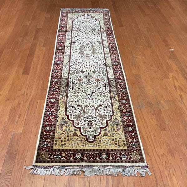HERAT ORIENTAL Handmade Oushak Design Wool Runner (2'9 x 9'6)