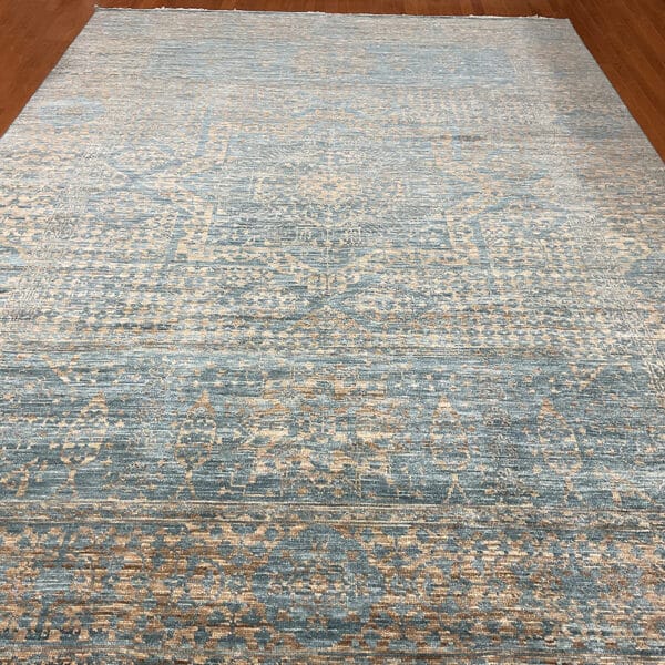 Indo Hand-knotted Mamluk Wool Rug (10' x 14'1)
