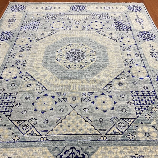 Indo Hand-knotted Mamluk Wool Rug (8' x 9'10)