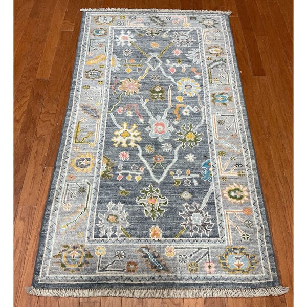 Afghan Hand-knotted Vegetable Dye Oushak Wool Rug (3'1 x 5')