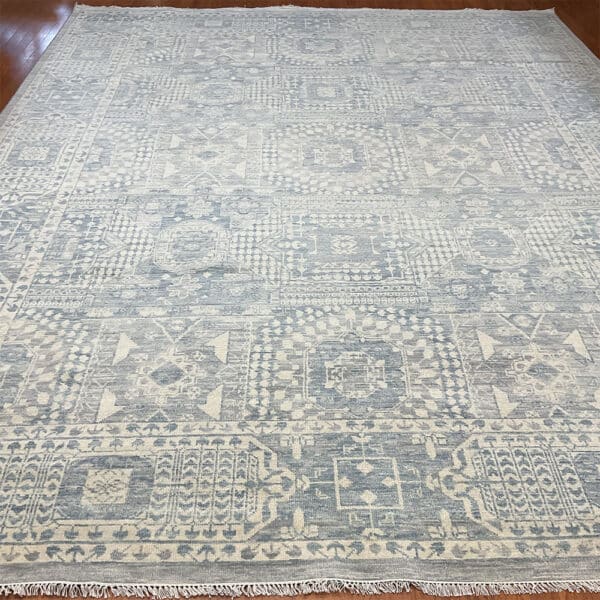 Indo Hand-knotted Mamluk Wool Rug (12'1 x 15'3)