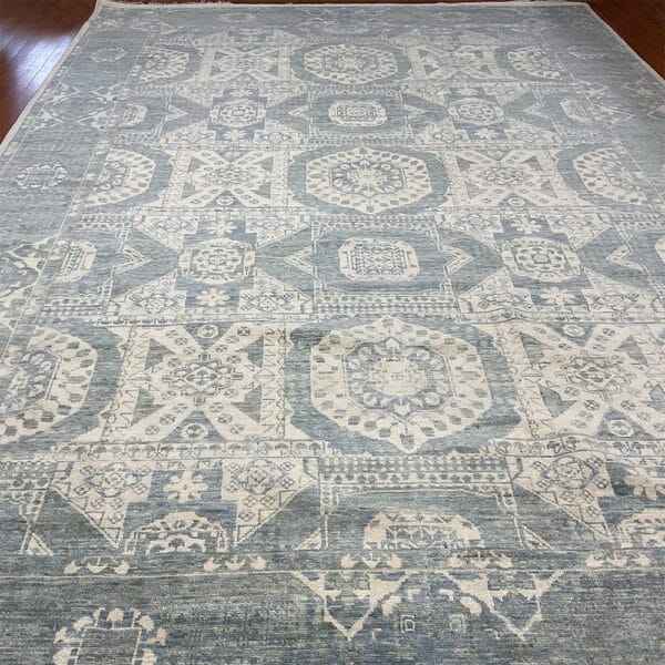 Indo Hand-knotted Mamluk Wool Rug (12' x 17'9)