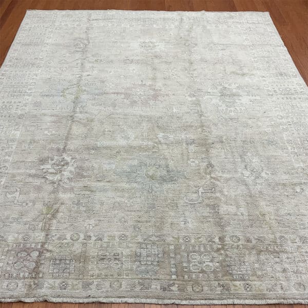 Afghan Hand-knotted Vegetable Dye Oushak Wool Rug (8'4 x 9'10)