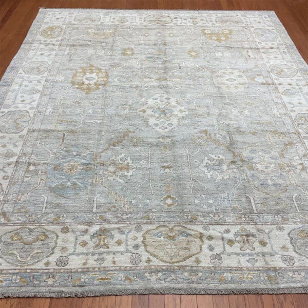 Afghan Hand-knotted Vegetable Dye Oushak Wool Rug (9' x 11')