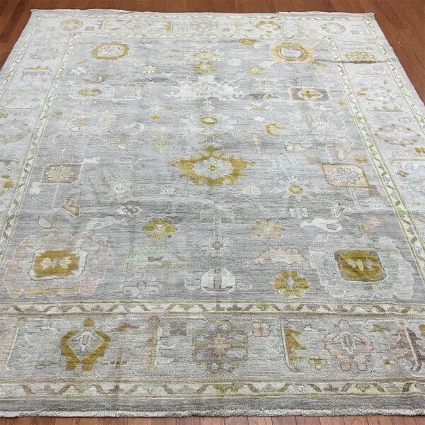 Afghan Hand-knotted Vegetable Dye Oushak Wool Rug (8'5 x 9'8)