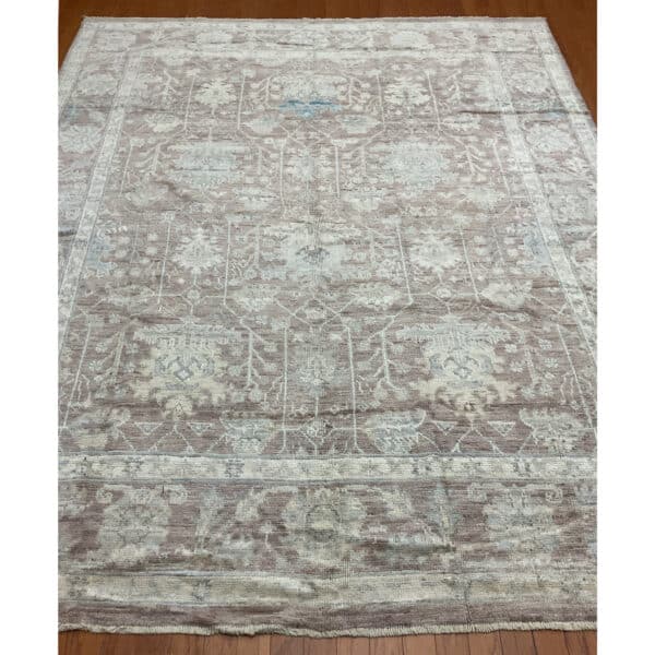 Afghan Hand-knotted Vegetable Dye Oushak Wool Rug (8'2 x 10')