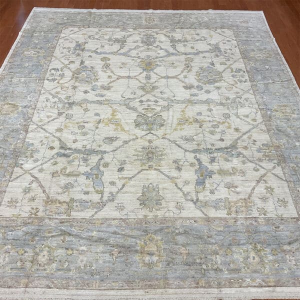 Afghan Hand-knotted Vegetable Dye Oushak Wool Rug (8'3 x 9'9)