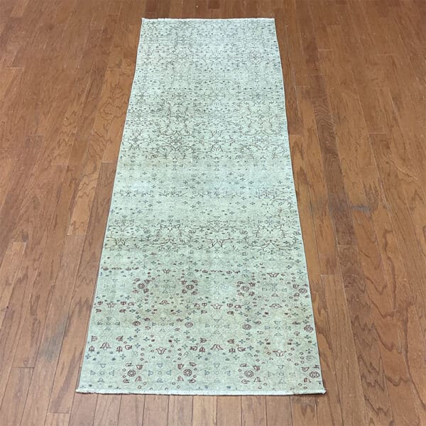 Turkish Hand-knotted Oushak Wool Runner (2'6 x 7'7)